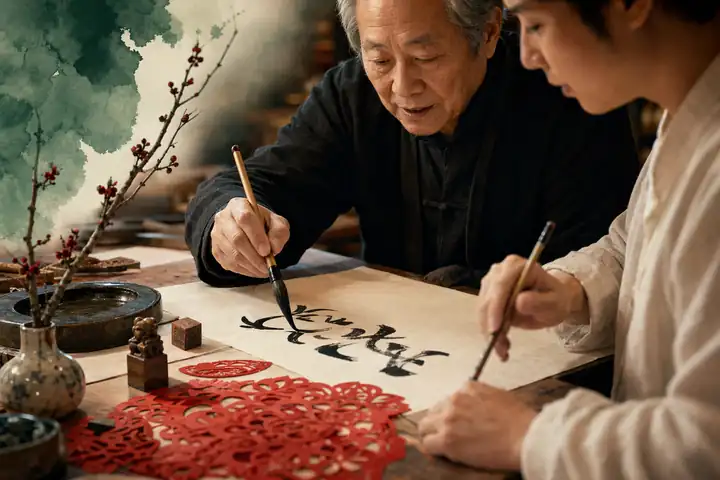 chinese culture workshop hong kong — FlintHub Academy chinese calligraphy hk professional class in Hong Kong