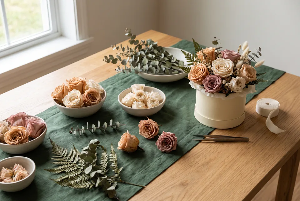 preserved flower workshop Hong Kong