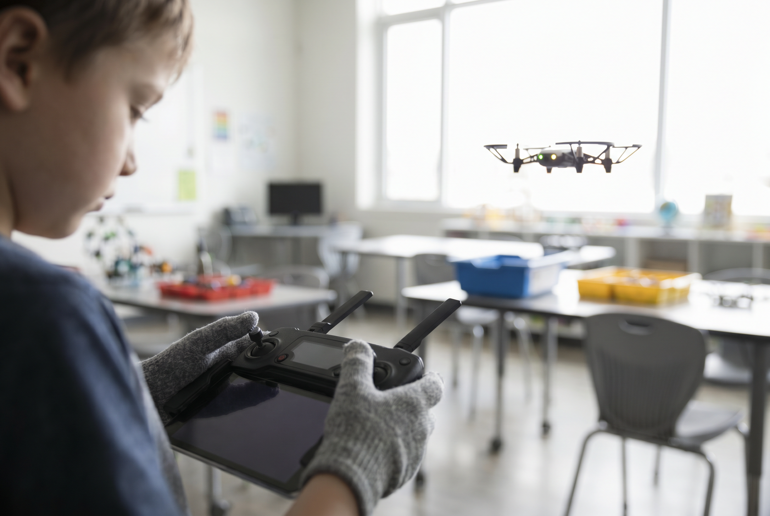 kids drone course hong kong workshop on-site | drone programming for kids experience | FlintHub Academy HK