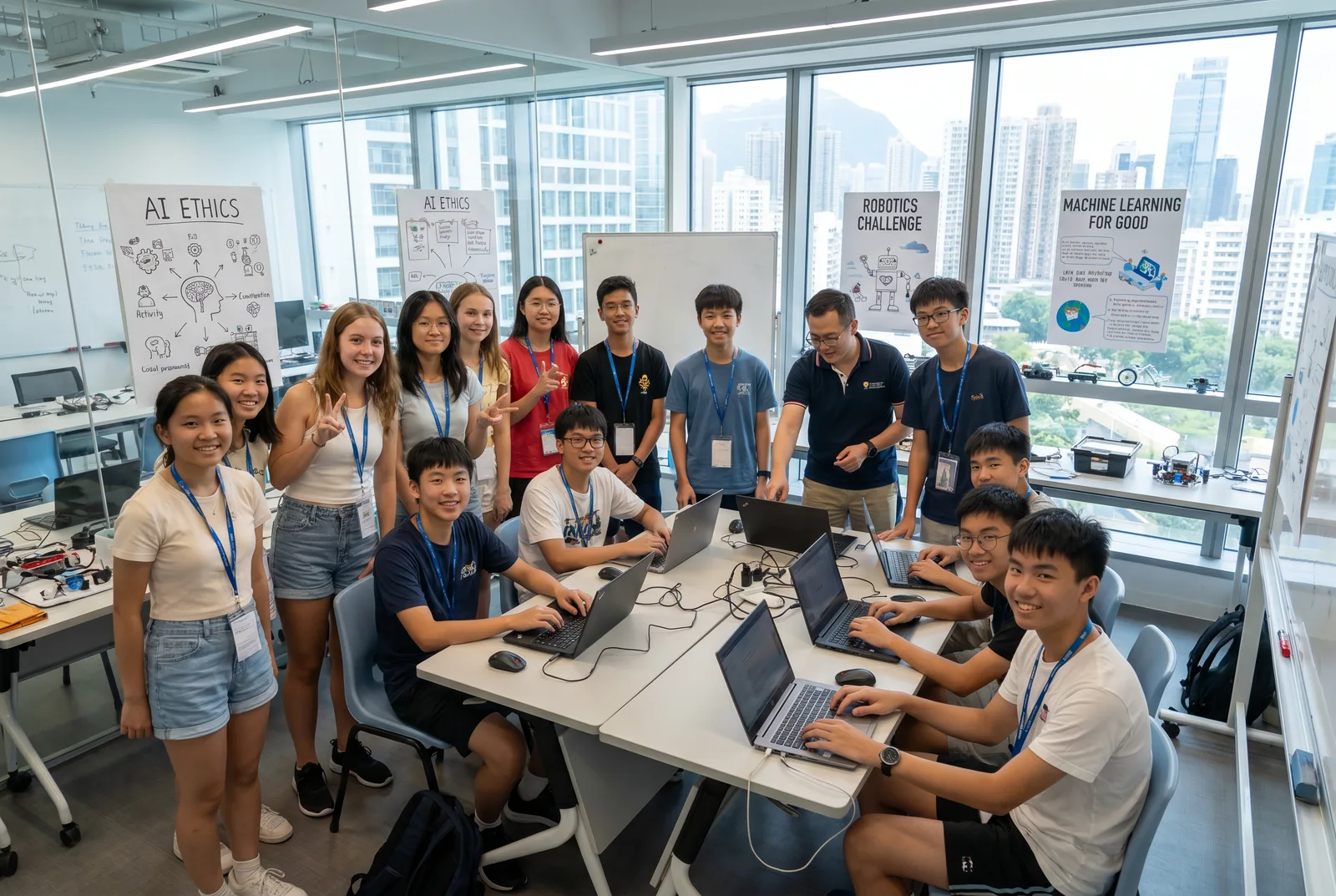 stem education hong kong corporate team-building activity | robotics class hk experience | FlintHub Academy Hong Kong
