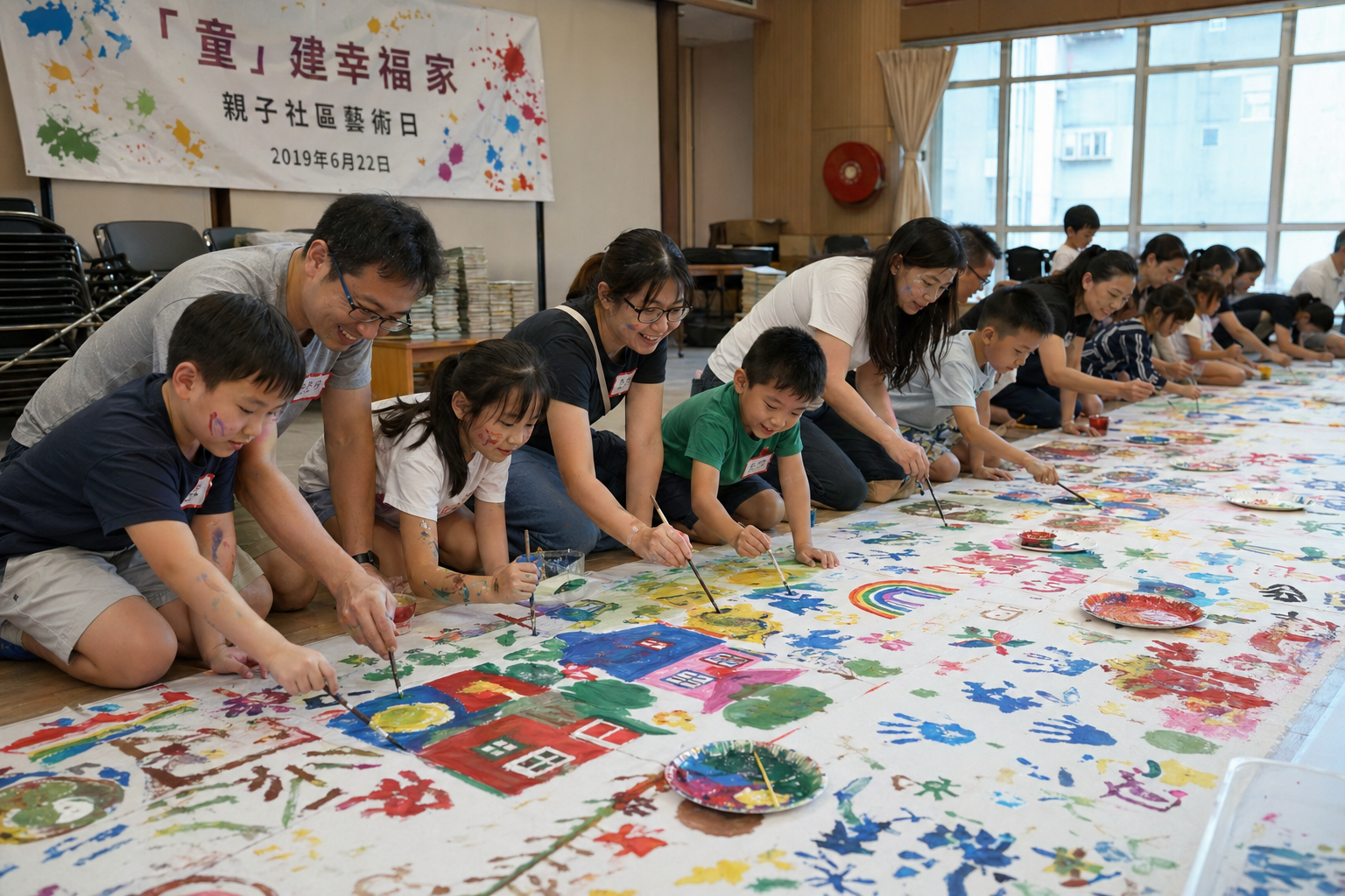 大集繪 工作坊現場｜團建繪畫 體驗｜FlintHub Academy 星火創藝學院