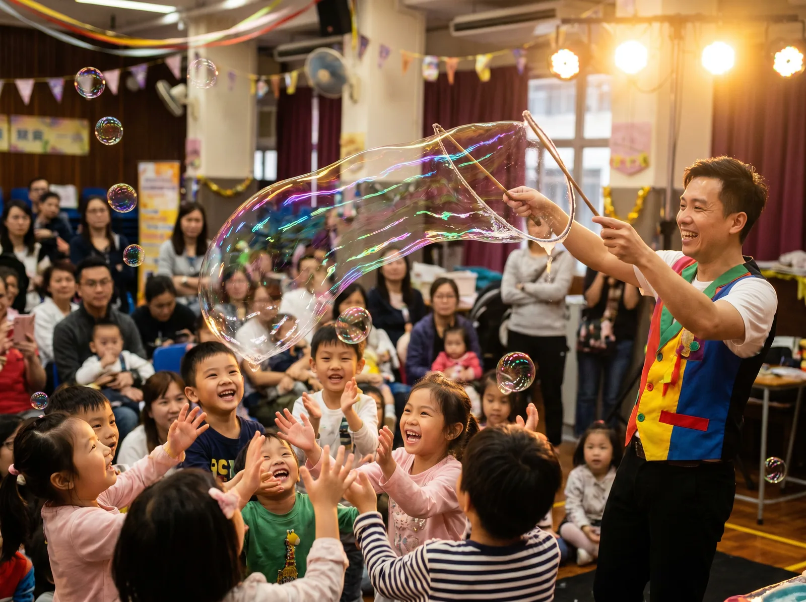 泡泡秀表演 企業 Team Building 活動|企業培訓 體驗|FlintHub Academy 香港