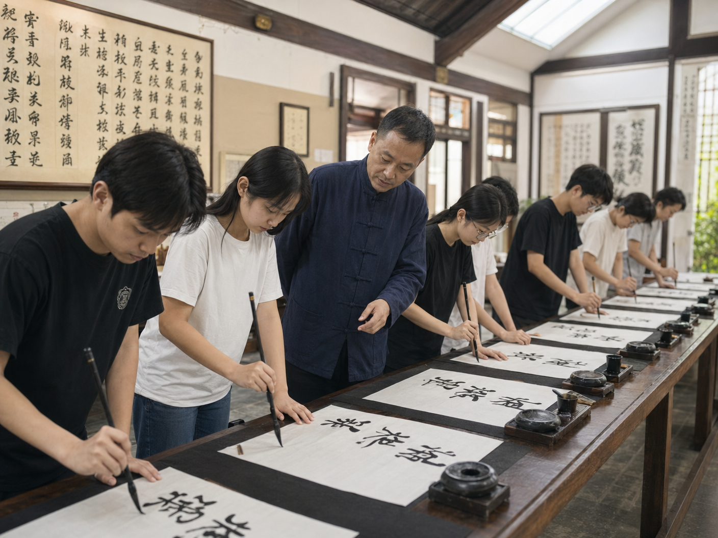 chinese culture workshop hong kong one-on-one teaching with chinese calligraphy hk in Hong Kong