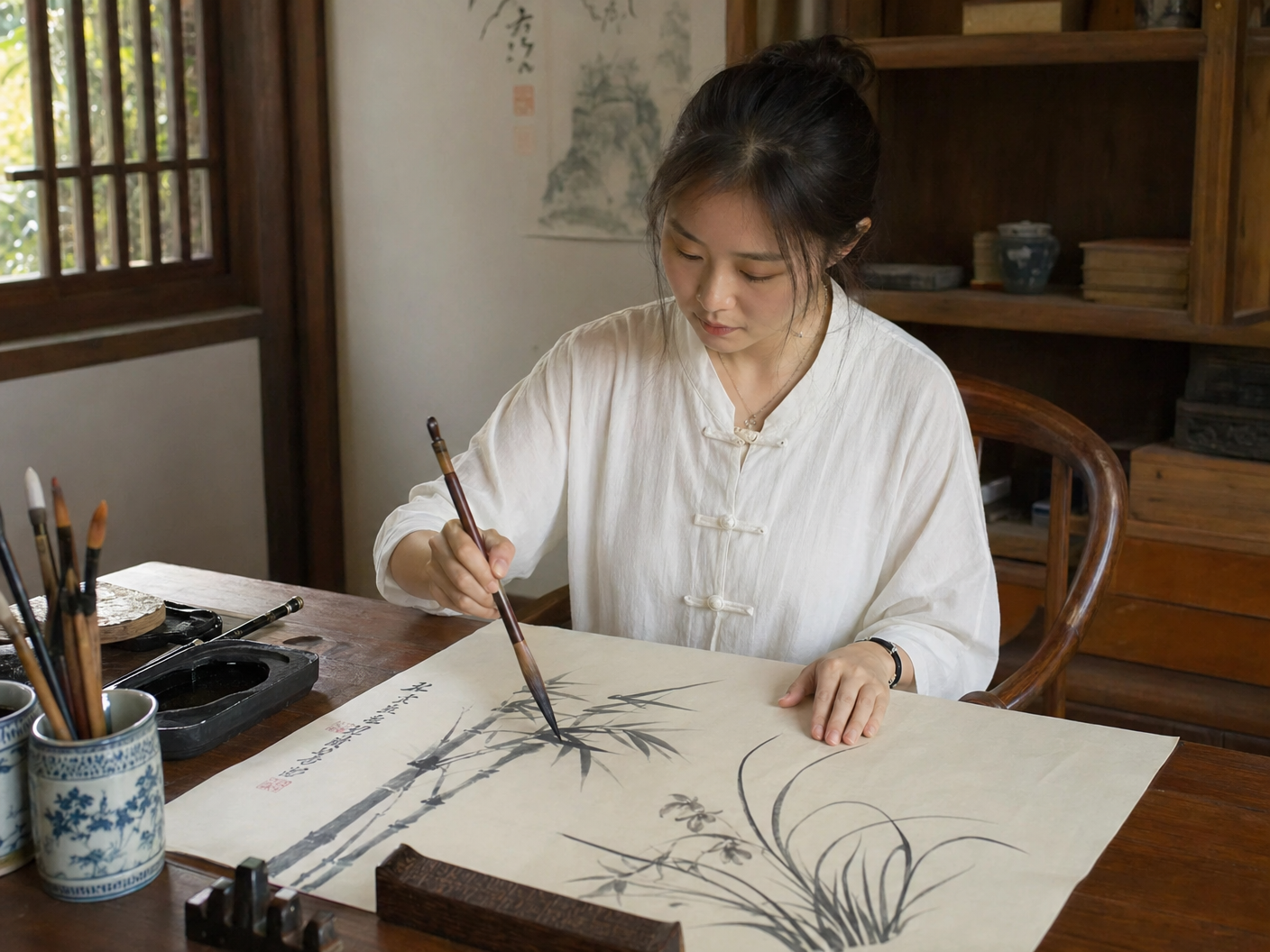 chinese culture workshop hong kong in-school programme | chinese calligraphy hk education collaboration case