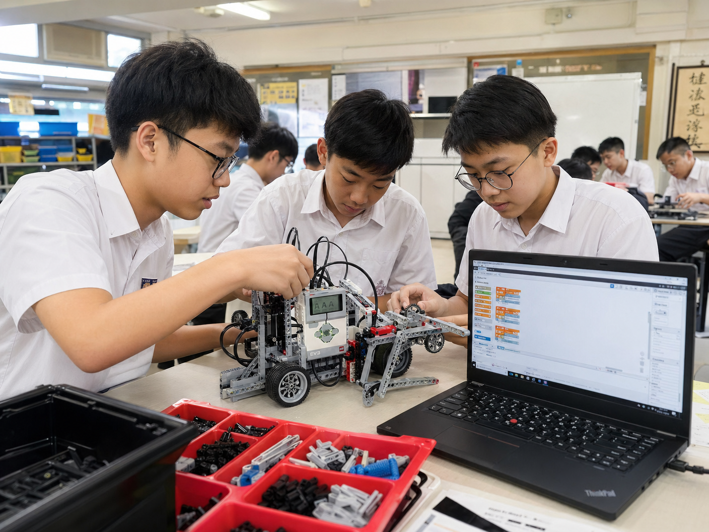 stem education hong kong — classroom moment with coding for kids hong kong in Hong Kong | FlintHub Academy