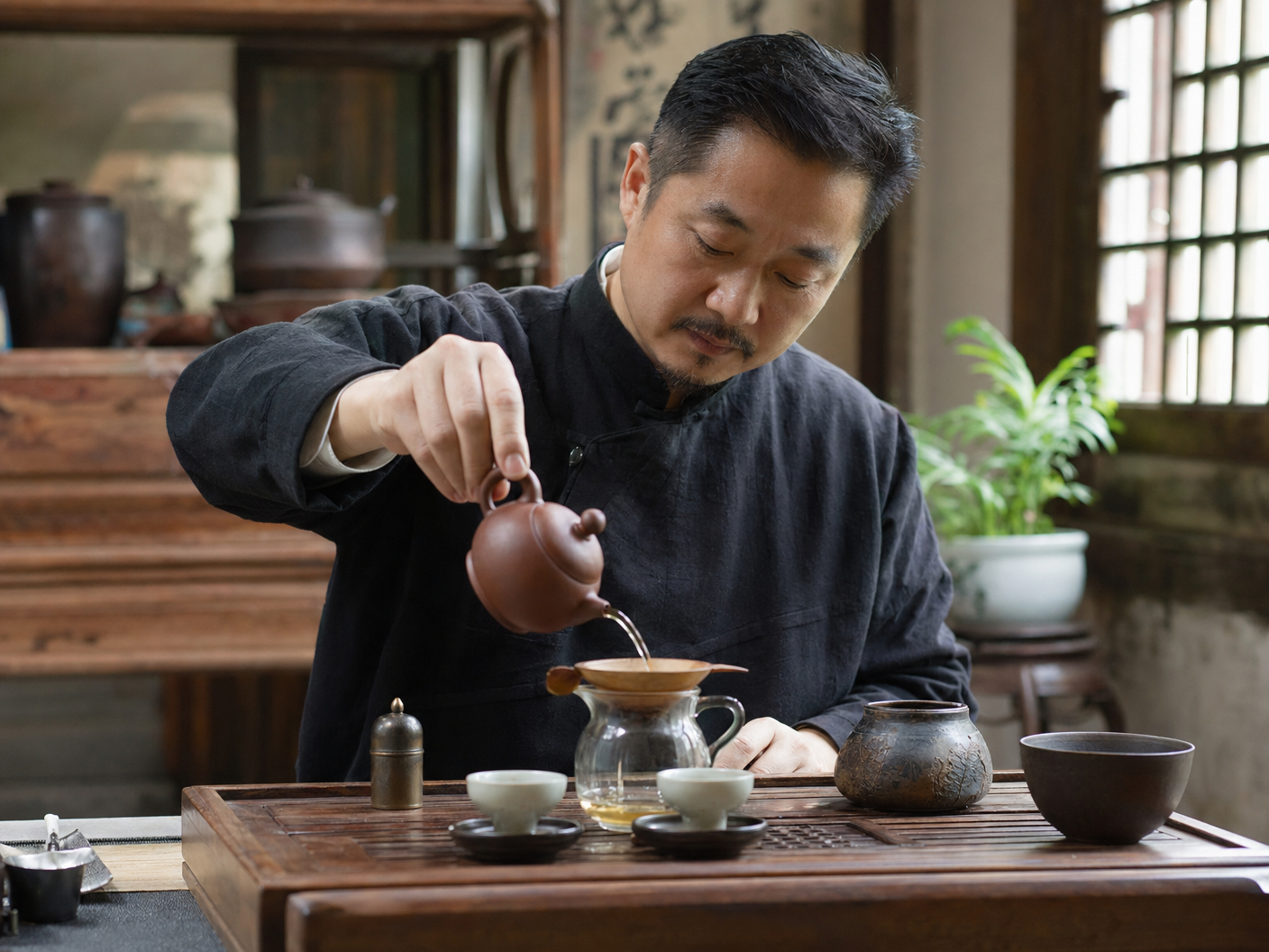 chinese culture workshop hong kong student artwork — chinese calligraphy hk × chinese tea workshop theme