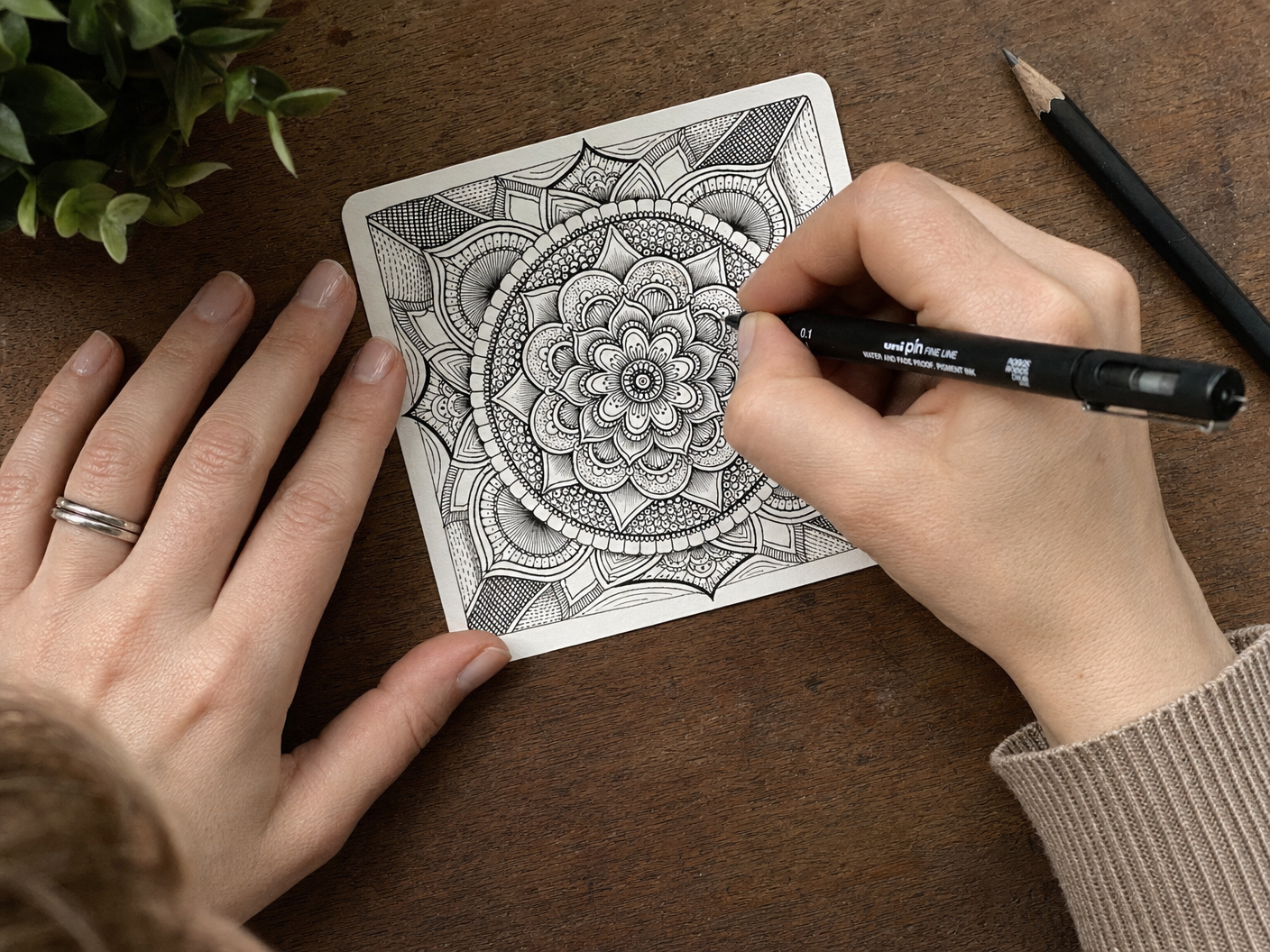 藤編 課堂實錄｜Zentangle課程 × 香港學員作品｜FlintHub Academy