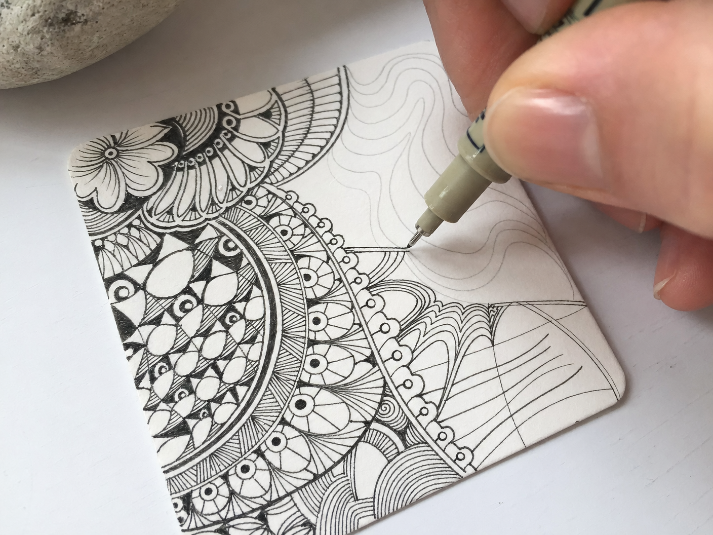 藤編 — FlintHub Academy Zentangle課程專業課程實錄